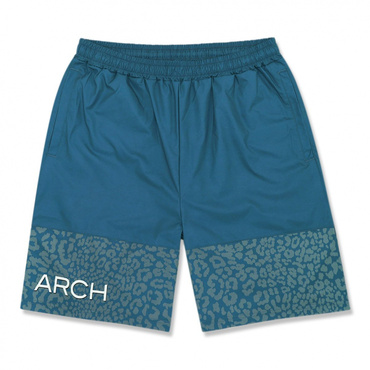 two-tone leopard shorts