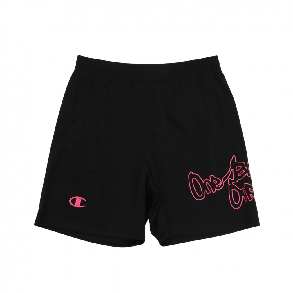 SHORTS(ブラック×ピンク-S)