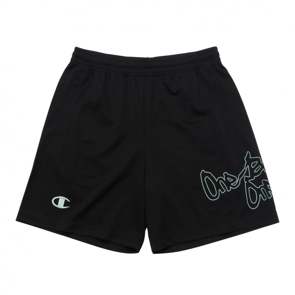 SHORTS(ブラック×グリーン-M)
