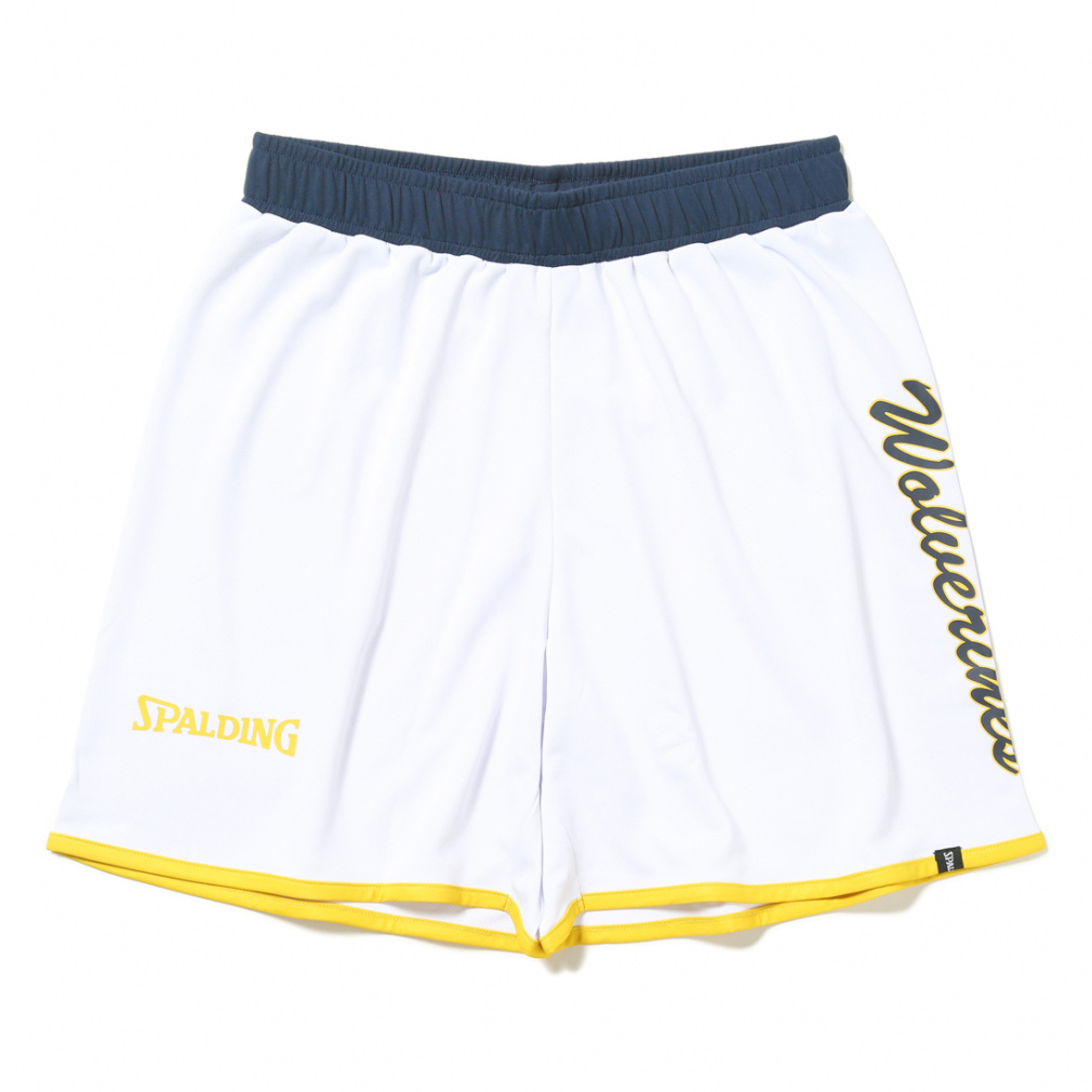 ミシガン　Michigan　バスパン　光沢イエロー　LL スポルディング メンズ レディス バスケットボール ハーフパンツ
