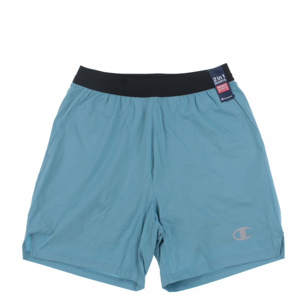 チャンピオン メンズ レディス バスケットボール ハーフパンツ 2in1ショーツ C3-CB555 Champion