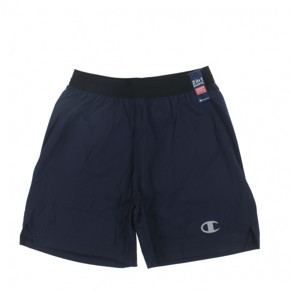 チャンピオン メンズ レディス バスケットボール ハーフパンツ 2in1ショーツ C3-CB555 Champion