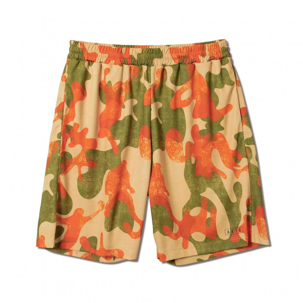 アクター メンズ レディス バスケットボール ハーフパンツ PLAY CAMO