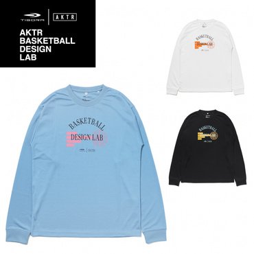 TIGORA×AKTR カレッジ プリント 長袖Tシャツ