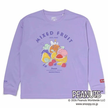 グラフィック長袖Tシャツ スヌーピー