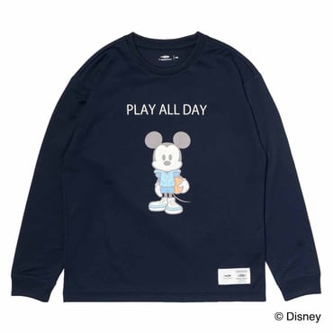グラフィック長袖Tシャツ ミッキーマウス