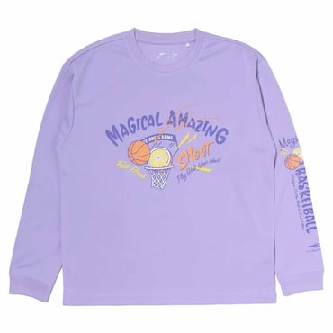 グラフィック長袖Tシャツ バスケットボール