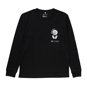 TR×AKTR ジュニア LAB TOUCH 長袖シャツ(ブラック-140cm)