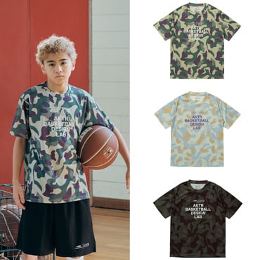 TIGORA×AKTR ジュニア B.B CAMO Tシャツ