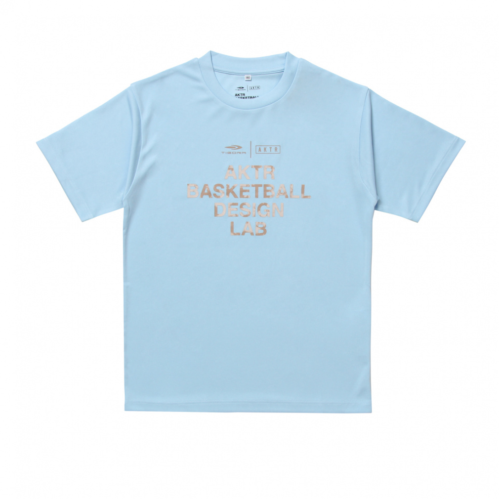 ジュニア LOGOプリントTシャツ(ペールブルー-130cm)
