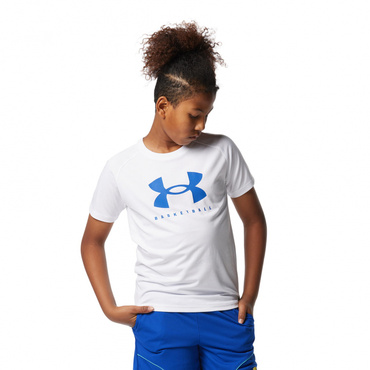 UA BOYS TECH BIG LOGO SS