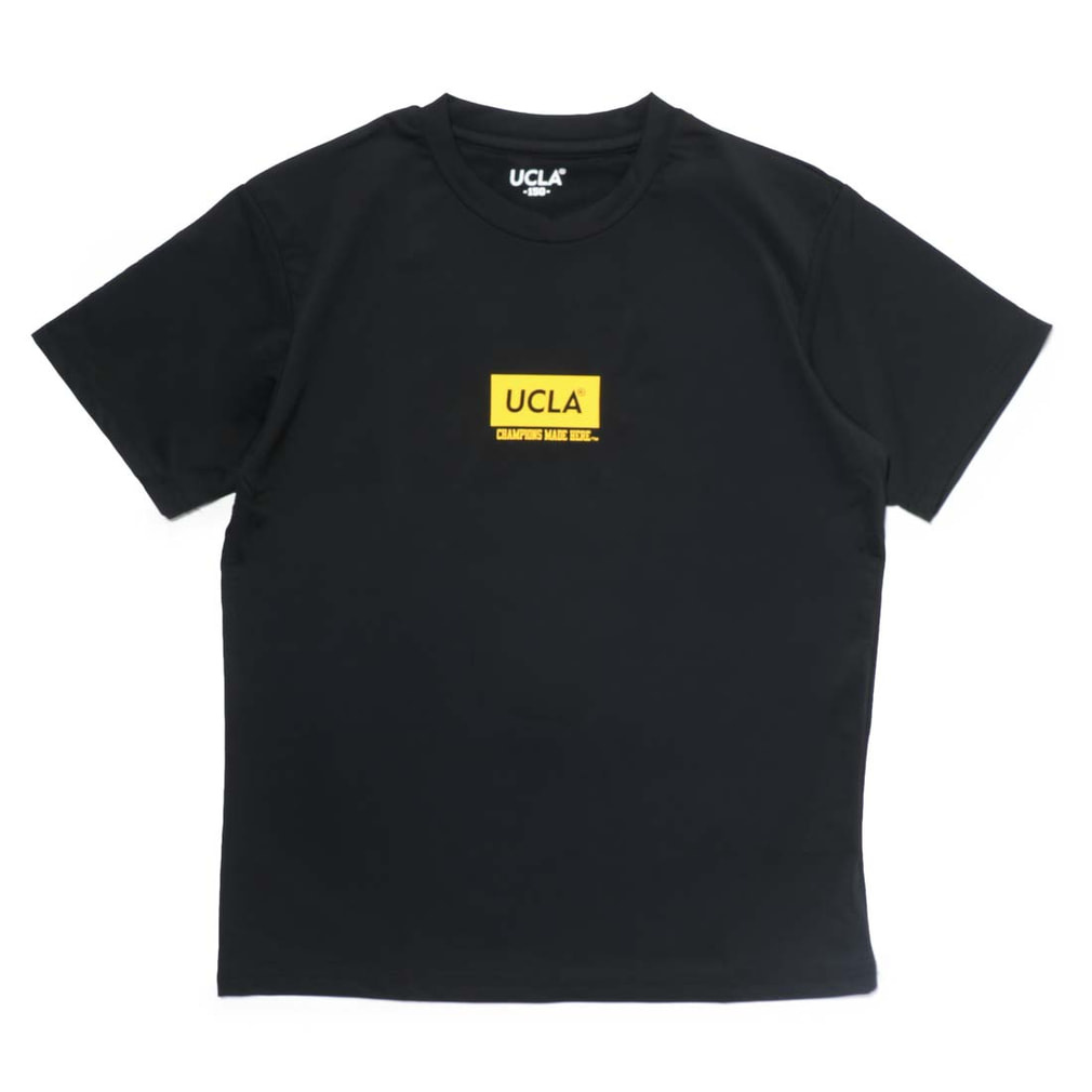 UCLA ジュニア スクエアロゴTシャツ(ブラック-140cm)