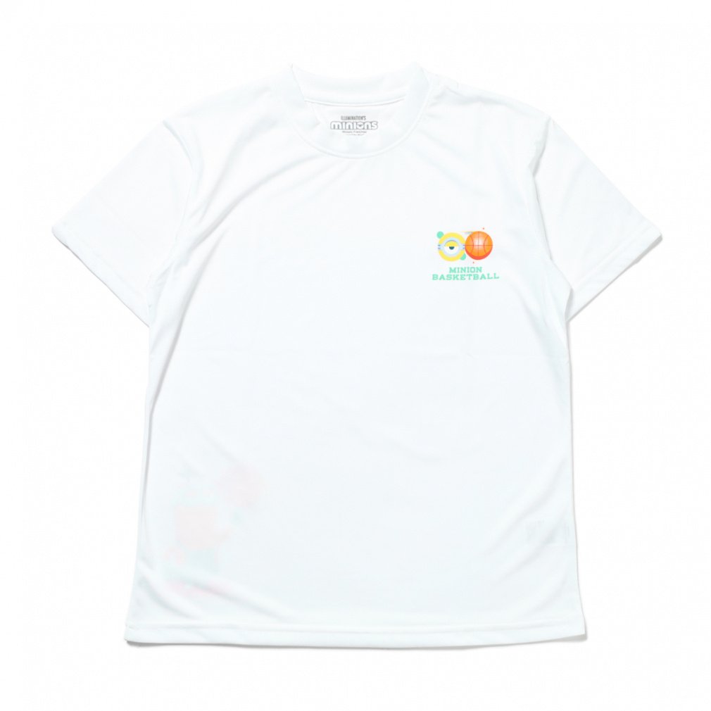 ミニオンズ ジュニア バスケTシャツ ミニオン バスケ(ホワイト-140cm)