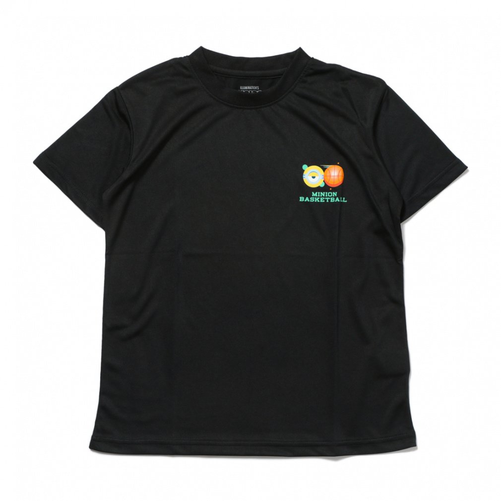 ミニオンズ ジュニア バスケTシャツ ミニオン バスケ(ブラック-140cm)