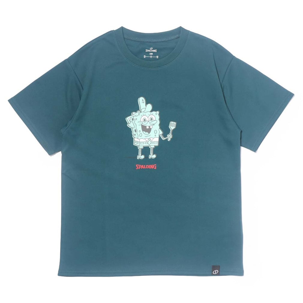 ジュニア Tシャツ スポンジ・ボブ クラビーパティ DNA(グリーン-140cm)