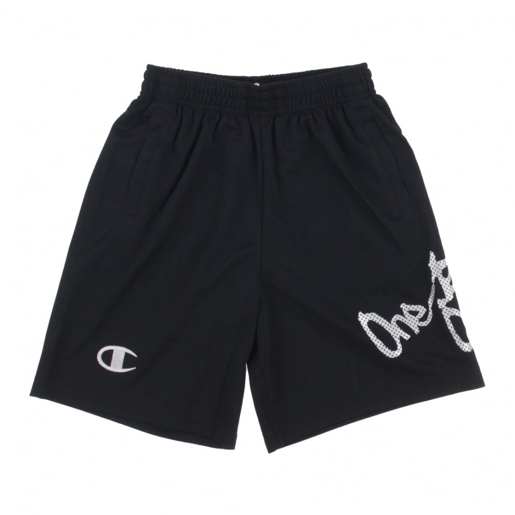 ショーツ(ブラック×シルバー-140cm)