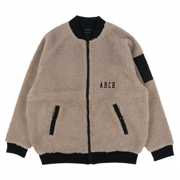 boa fleece bomber jacket