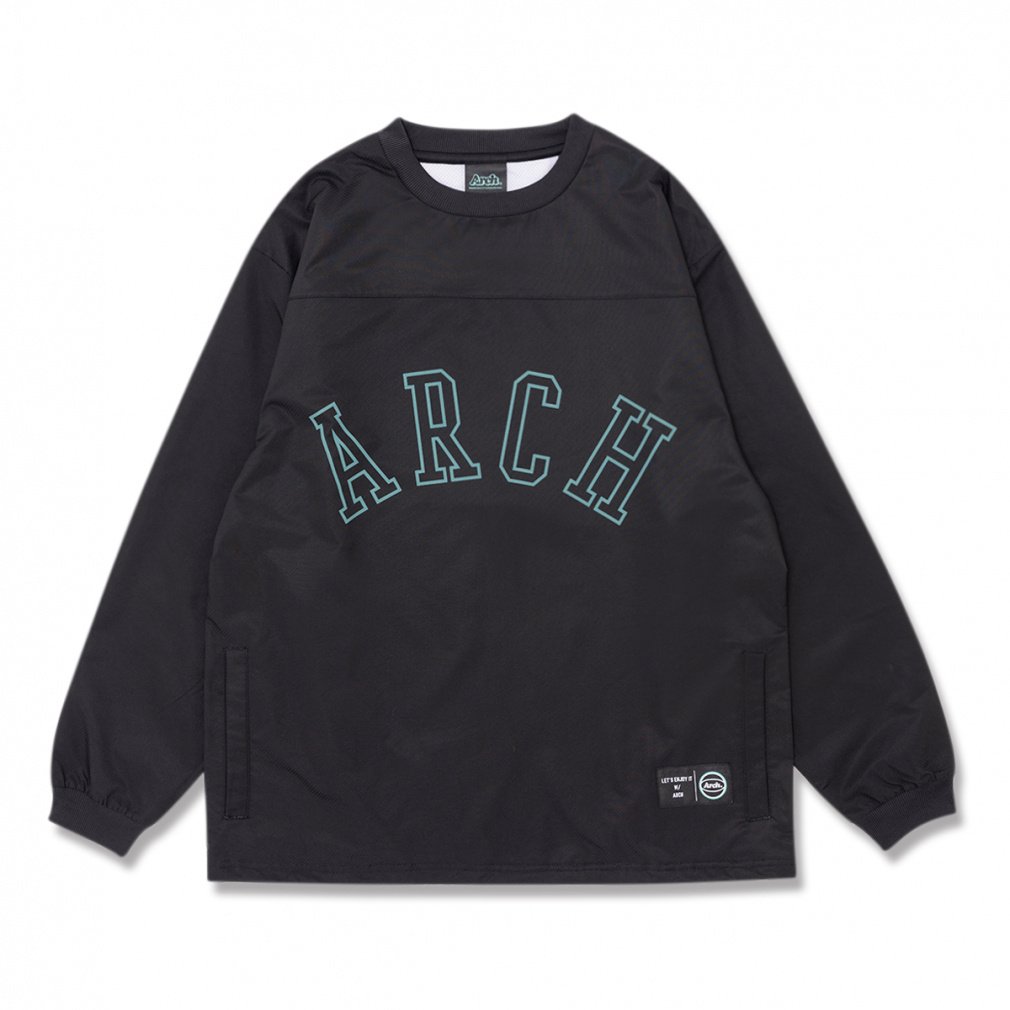 A[` Y fBX oXPbg{[ p[J[ college logo wind crewneck shirt T725 JbWS EBh N[lbNVc Arch