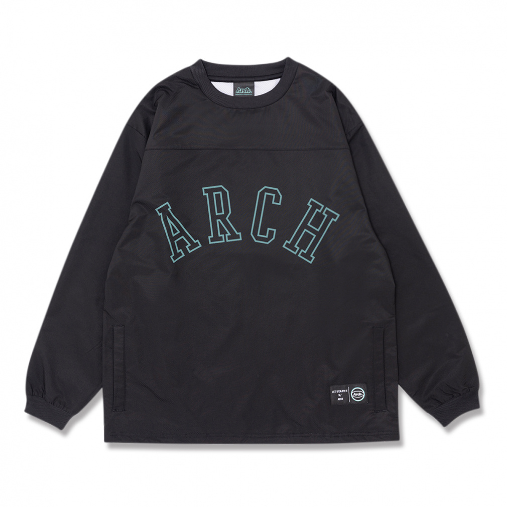 college logo wind crewneck shirt