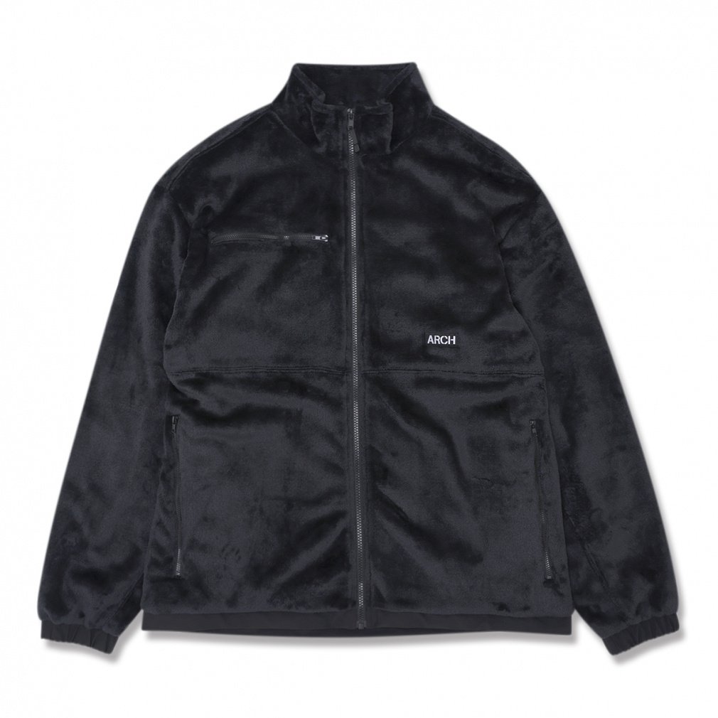 A[` Y fBX oXPbg{[ TVc hairy fleece zip jacket T725 Arch