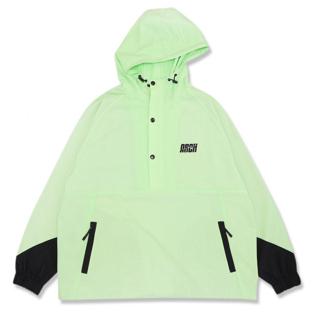 A[` Y fBX oXPbg{[ AE^[gbvX split logo anorak jacket T723 Arch