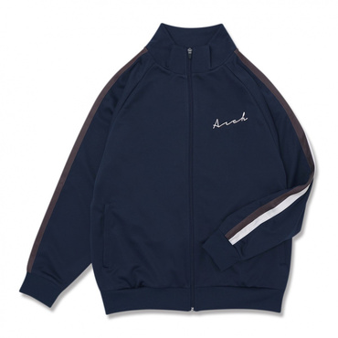 autograph logo jersey jacket
