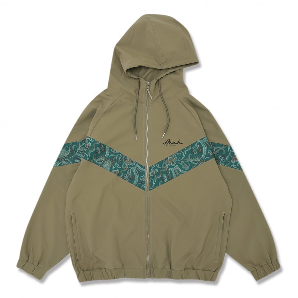 �A�[�` �����Y ���f�B�X �o�X�P�b�g�{�[�� �A�E�^�[�g�b�v�X gobelin fabric zip up jacket �S�u���� �t�@�u���b�N �W�b�v�A�b�v�W���P�b�g T725 Arch
