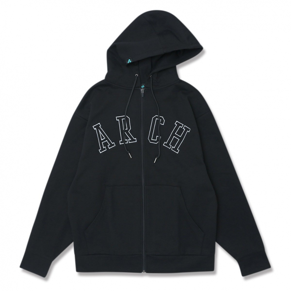 college logo sweat zip parka｜Alpen Online