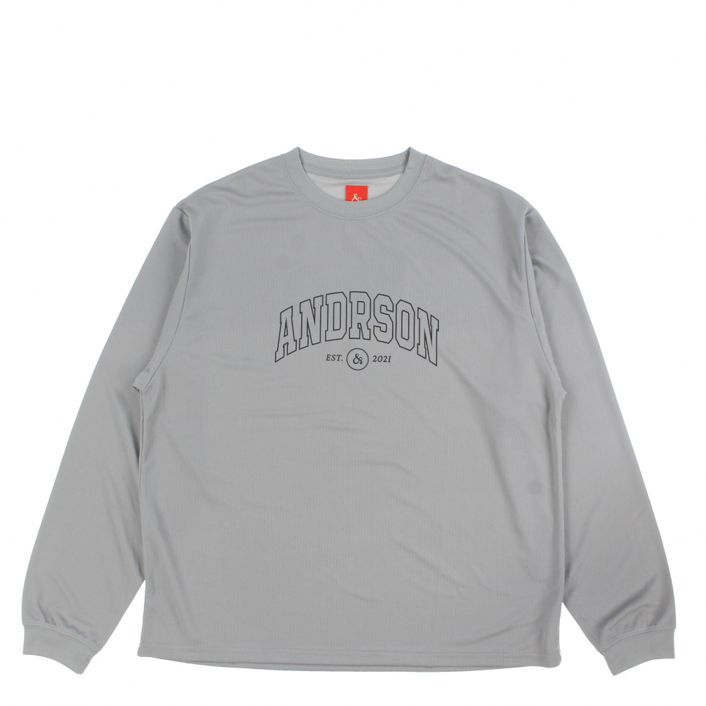 アンダーソン メンズ レディス バスケットボール 長袖Tシャツ STANDARD