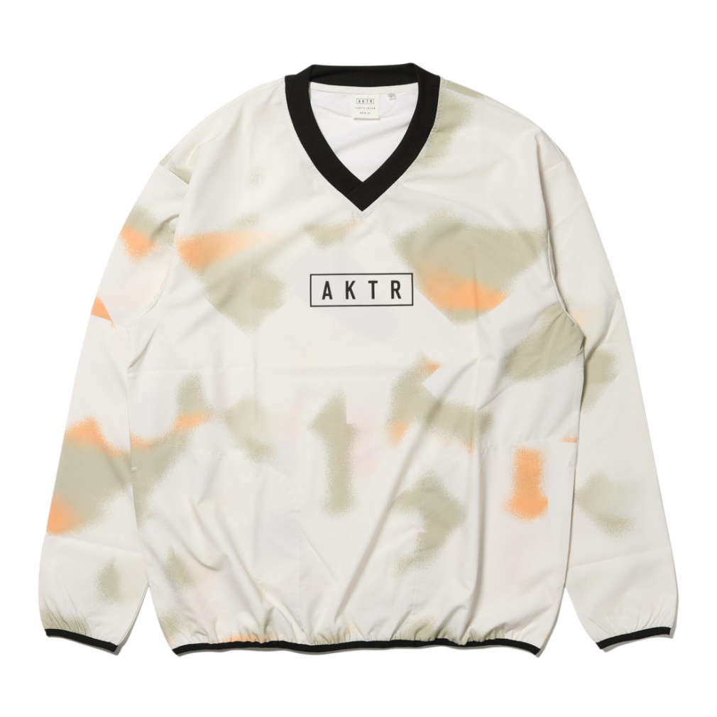 �A�N�^�[ �����Y ���f�B�X �o�X�P�b�g�{�[�� ����T�V���c SCRIBBLE V-NECK PULLOVER SHOOTINNG SHIRTS 124-001010 AKTR