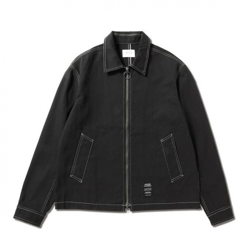 AN^[ Y fBX oXPbg{[ AE^[gbvX ZIP UP WORK JACKET 224-018010 : ubN AKTR