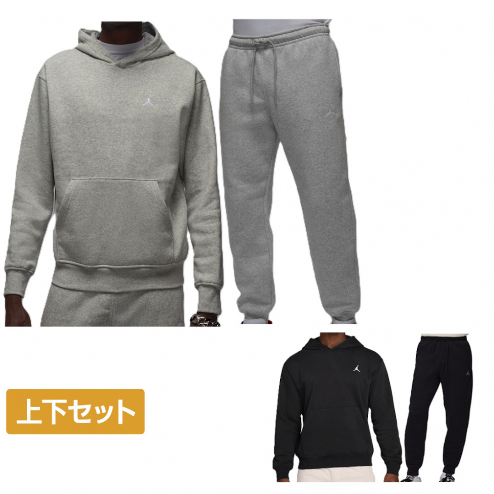 ブルックリン フリース プルオーバーパーカー / フリース パンツ 上下セット(グレー-XSﾕﾆ)