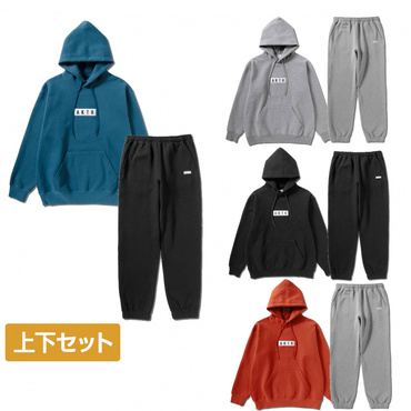 LOGO SWEAT PULLOVER HOODIE / LOGO SWEAT PANTS 上下セット
