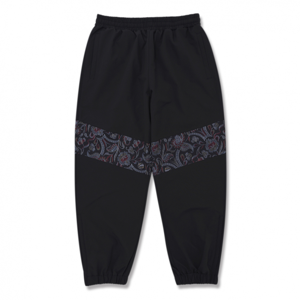 gobelin fabric track pants(ブラック-S)