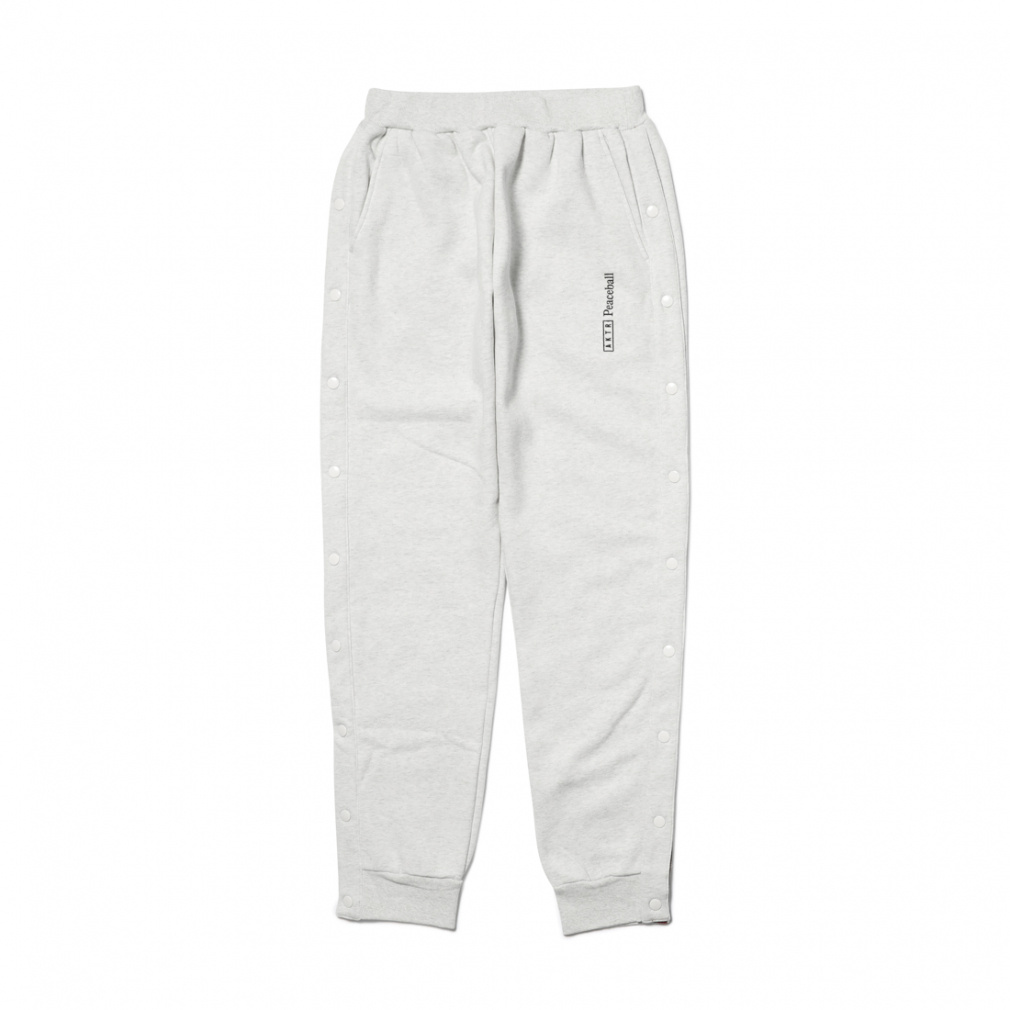 AN^[ Y fBX oXPbg{[ XEFbgpc PEACEBALL T.C. SIDE SNAP SWEAT PANTS 223-103020 AKTR