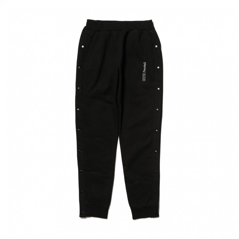 AN^[ Y fBX oXPbg{[ XEFbgpc PEACEBALL T.C. SIDE SNAP SWEAT PANTS 223-103020 AKTR