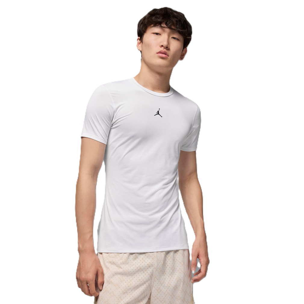 ジョーダン スポーツ Dri-FIT ショートスリーブ インナー トップ(ホワイト×ブラック-XS)