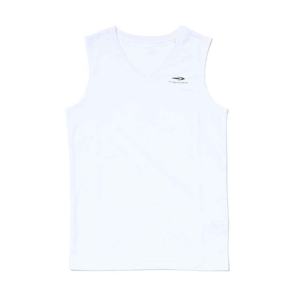 ノースリーブインナーVネック(ホワイト-130cm)