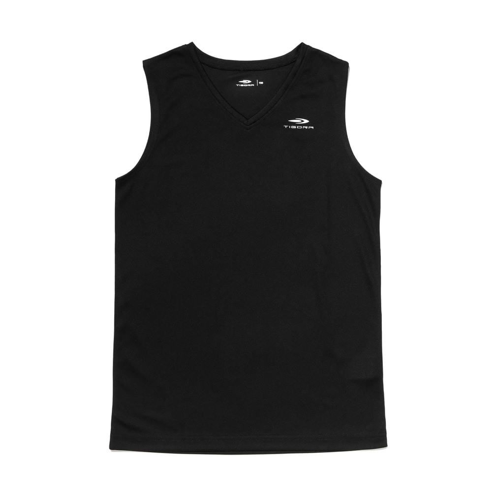 ノースリーブインナーVネック(ブラック-130cm)