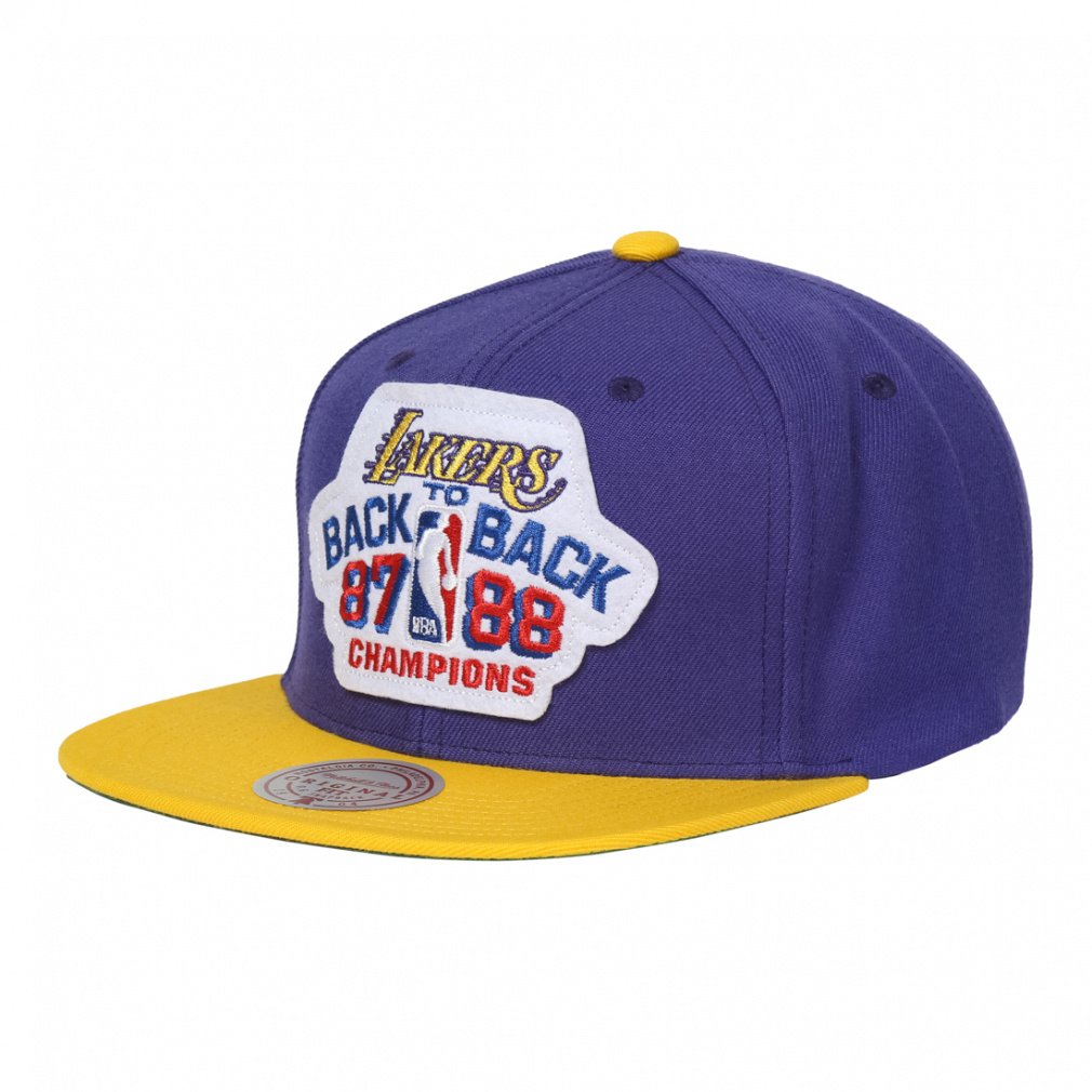 ~b`F&lX oXPbg{[ EFA/ 87/88 Lakers B2B Snapback HWC CJ[Y B2B XibvobN HHSS4195 Mitchell & Ness