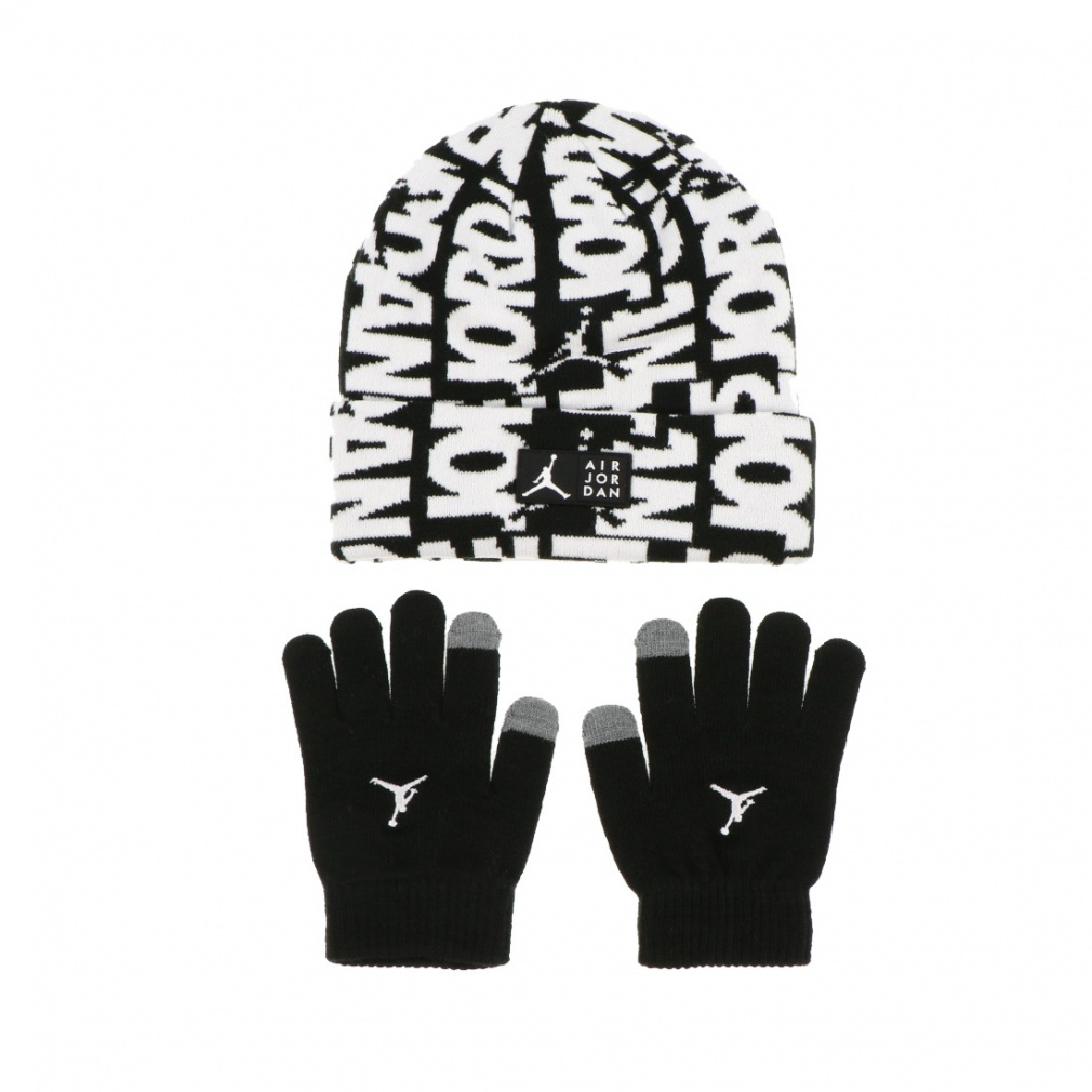 JAN AJ AOP BEANIE SET(ブラック)