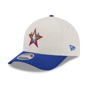 9FORTY M-Crown A-Frame 2025 NBA ALL STAR GAME コーデュロイ クロームホワイト ブルーバイザー