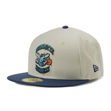 59FIFTY NBA シャーロット・ホーネッツ HARDWOOD CL SLIN NVY