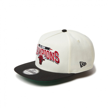 9FIFTY A-Frame NBA Champions シカゴ・ブルズ クローム ブラックバイザー