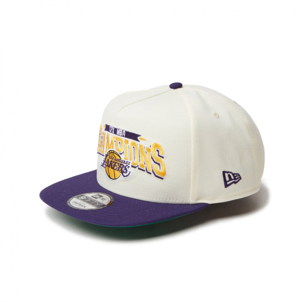 美品ヴィンテージ　Felco社製　MLBアスレチックス　レプリカジャンパー 9FIFTY A-Frame NBA Champions ロサンゼルス・レイカーズ