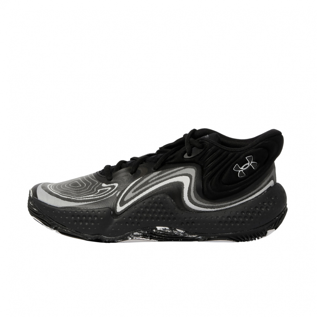 アンダーアーマー UAスポーン6 ミッド 3027647 メンズ レディス バスケットボール シューズ バッシュ D : ブラック UNDER ARMOUR