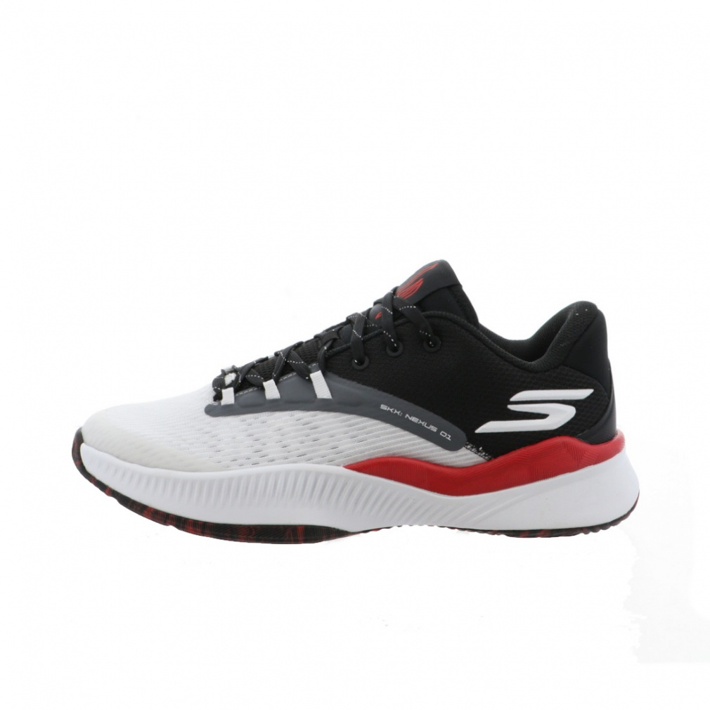 スケッチャーズ SKX NEXUS SKX ネクサス 253015 メンズ レディス バスケットボール シューズ バッシュ 2E : ホワイト×ブラック SKECHERS