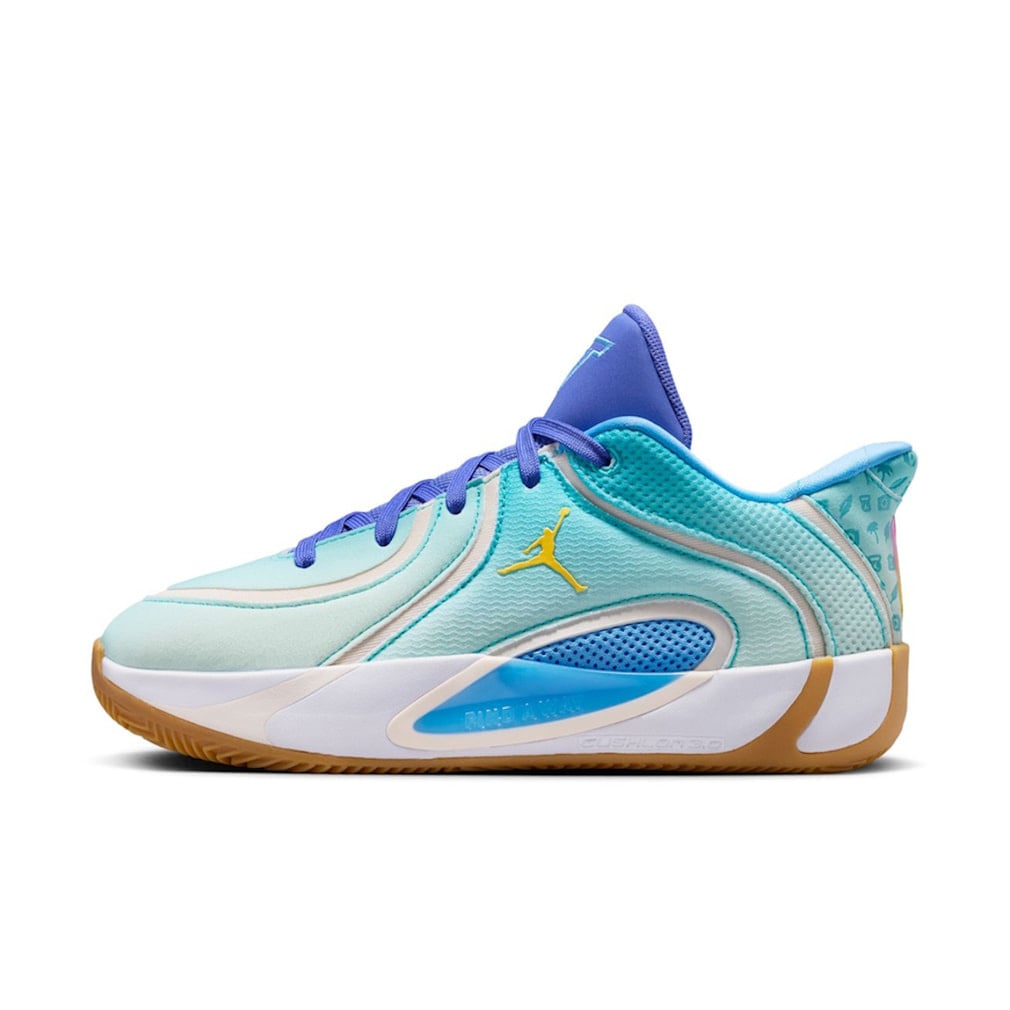 テイタム 4 SE ビッグキッズ(ブラック×サックスブルー-22.5cm)