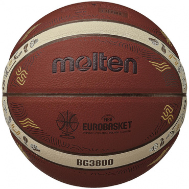 BG3800 Eurobasket 2025 公式試合球 レプリカ 合皮 5号球