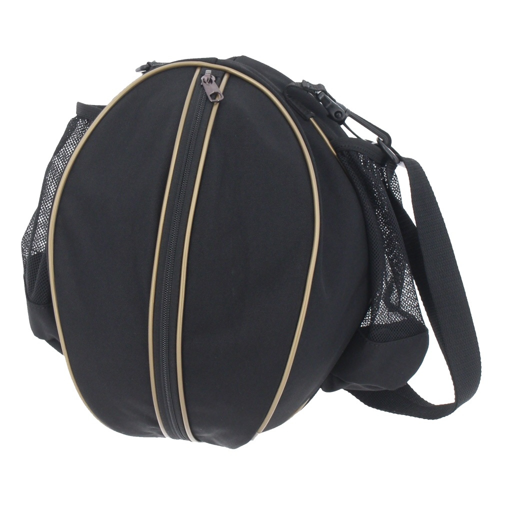 バスケットボール ボールケース(ブラック×ゴールド-FREE)